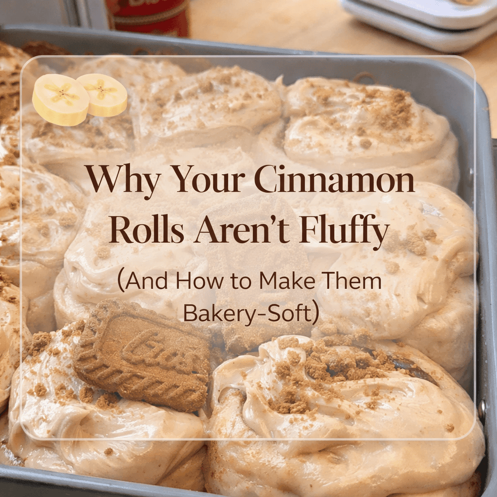 Why Your Cinnamon Rolls Aren’t Fluffy (And How to Make Them Bakery-Soft)
