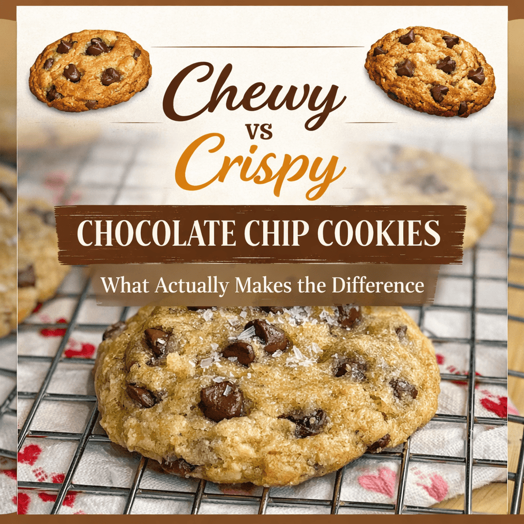 Chewy vs Crispy Chocolate Chip Cookies: What Actually Makes the Difference