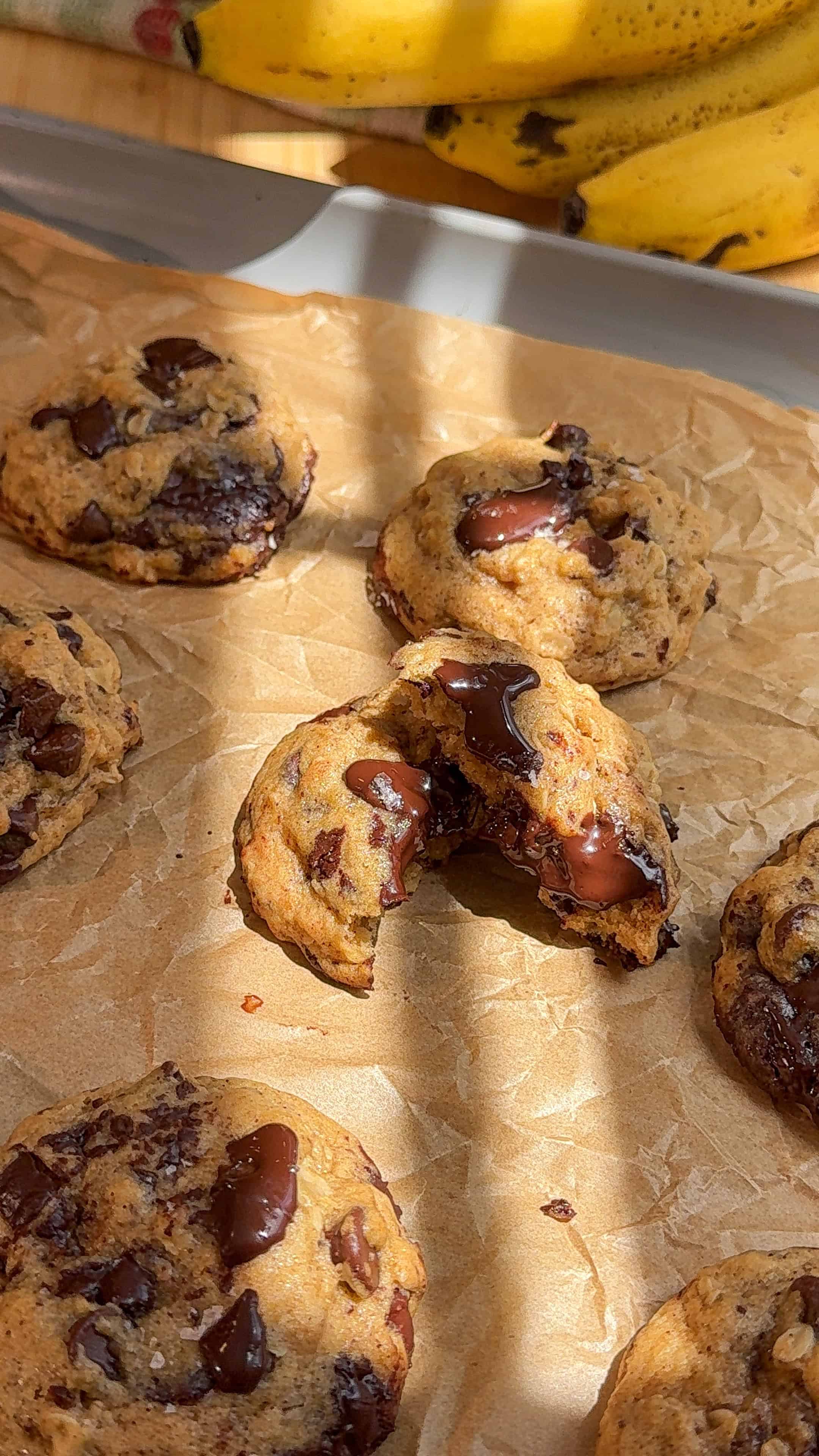 The BEST EVER Brown Butter Chocolate Chip Banana Bread Oatmeal Cookies