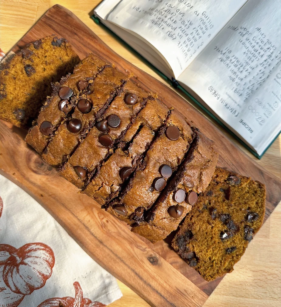 Brown Butter Chocolate Chip Pumpkin Bread