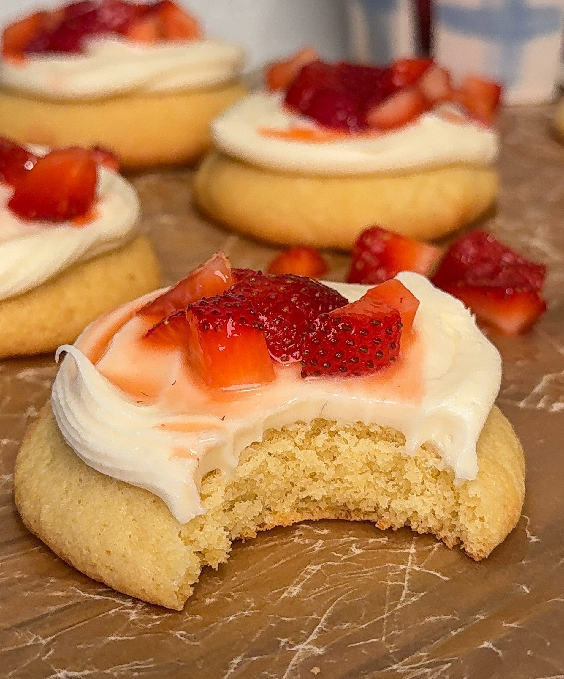 The Best Strawberry Shortcake Cookies