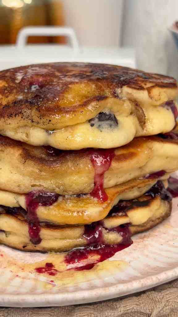 Fluffy Buttermilk Blueberry Pancakes – Easy, Classic & Perfect Every Time