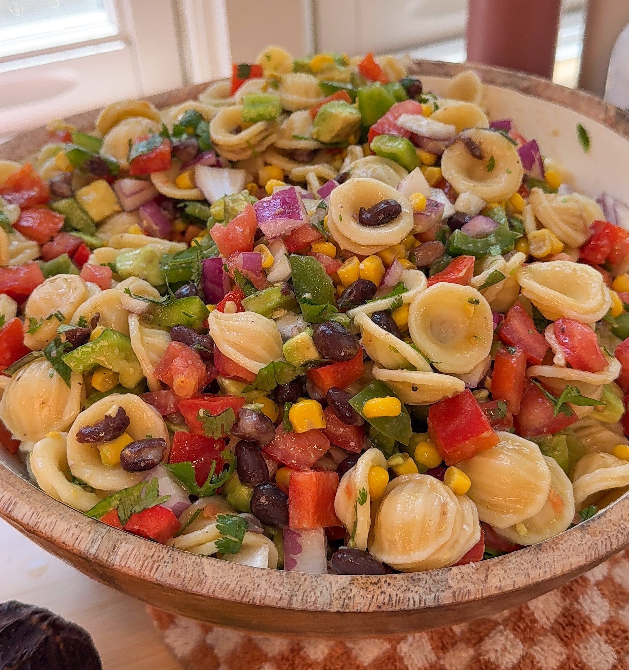 Cowboy Caviar Pasta Salad (Make-Ahead Friendly + Packed with Veggies)