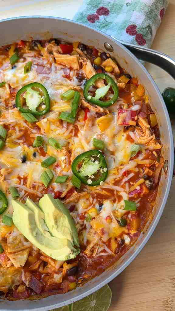 chicken enchilada skillet