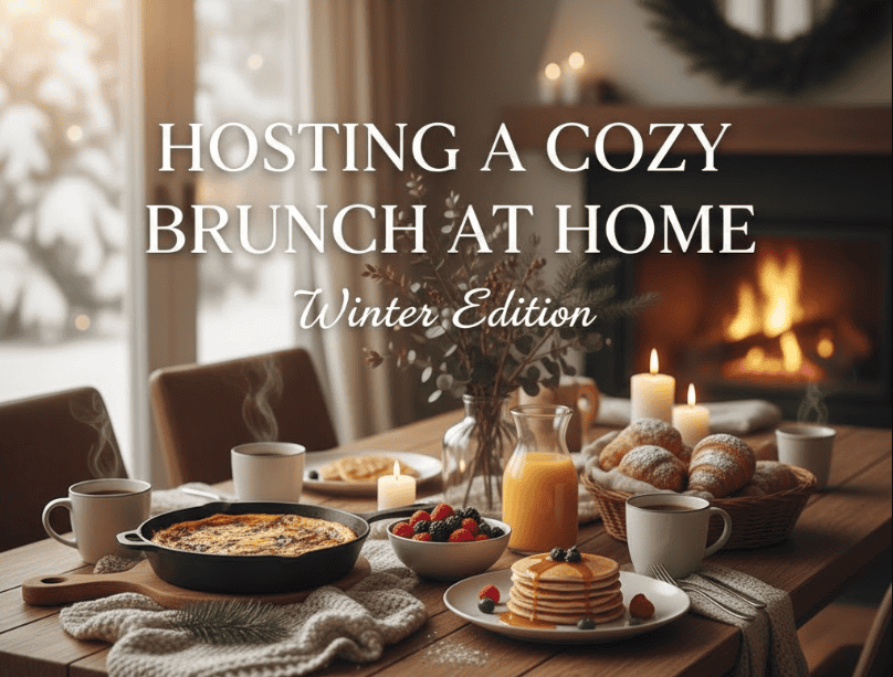 Hosting a Cozy Brunch at Home (Winter Edition)