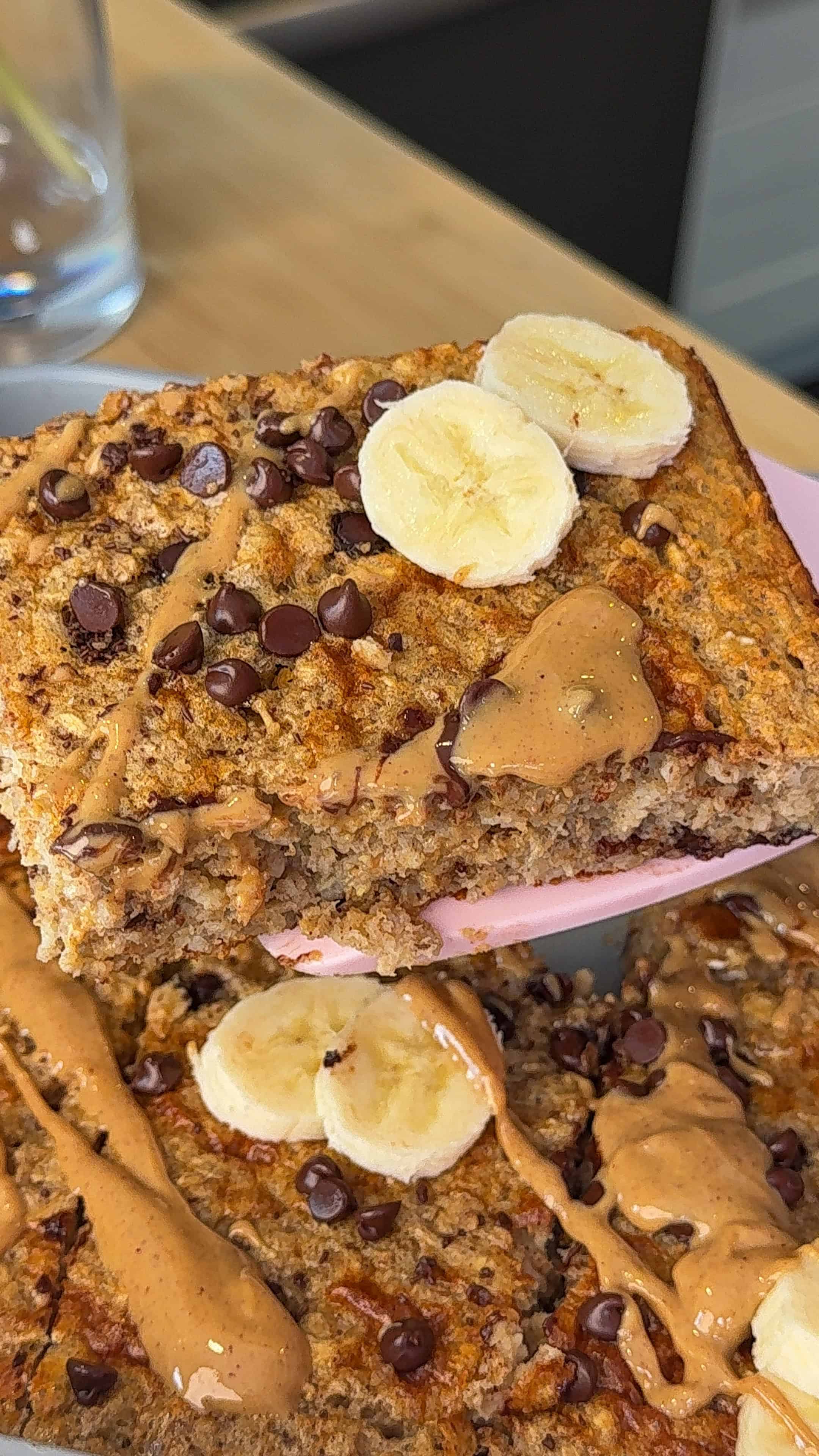 High Protein Banana Bread Baked Oatmeal (Easy Meal Prep Breakfast)