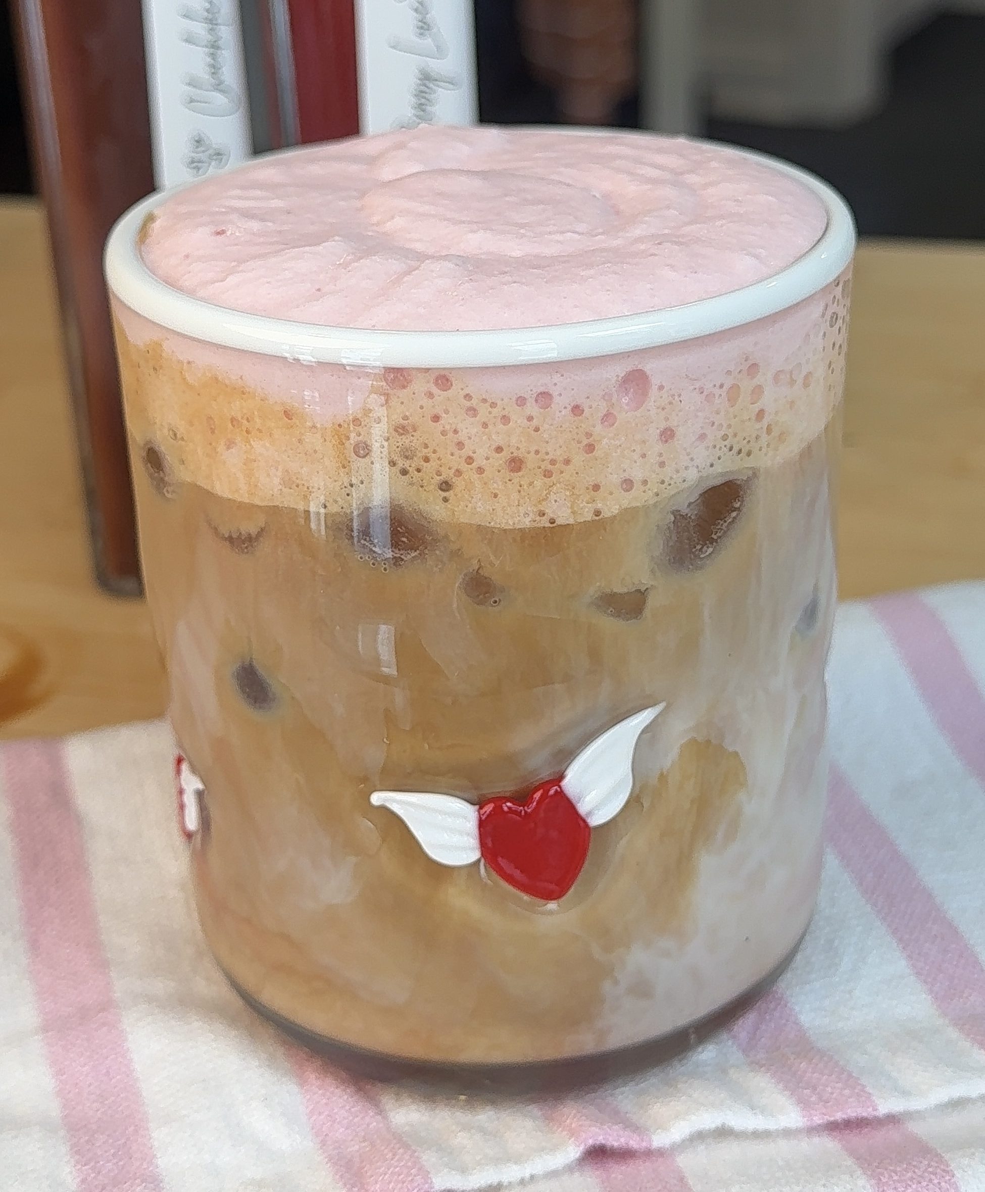 Chocolate Covered Strawberry Latte (Hot or Iced)