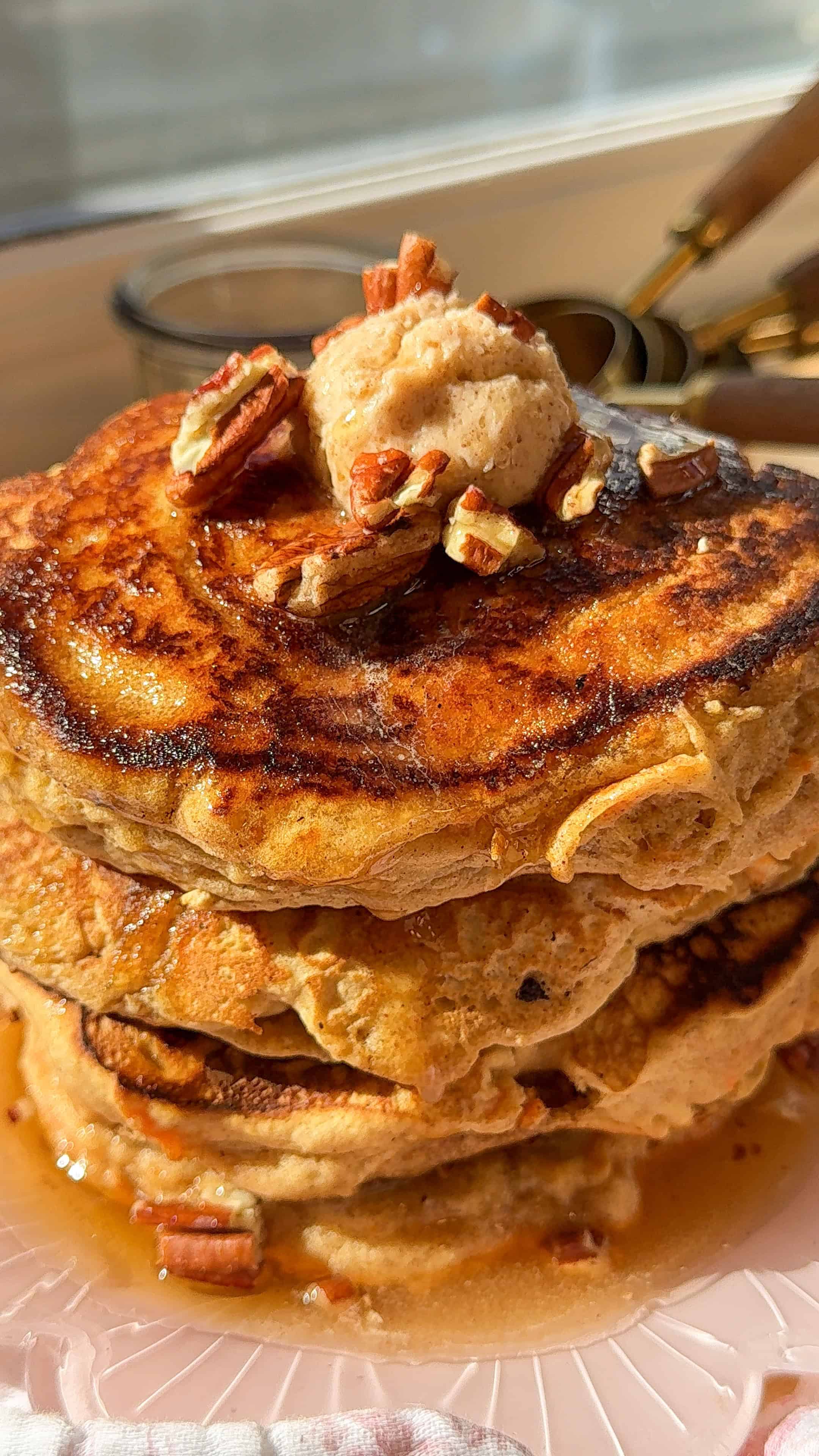 Fluffy Buttermilk Carrot Cake Pancakes (Easy, Cozy Breakfast Recipe)