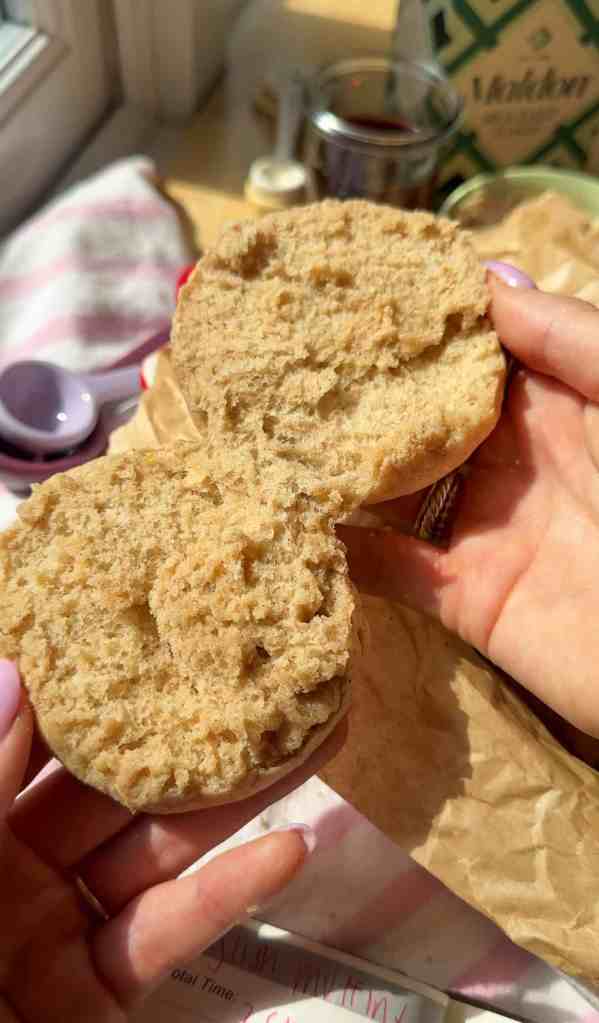 Brown Butter Maple Cinnamon English Muffins (Homemade & Fluffy)
