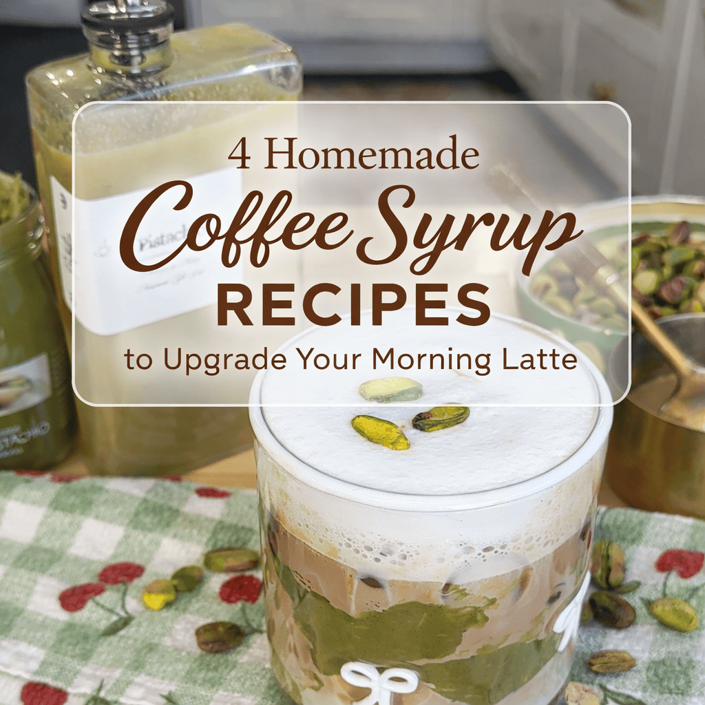 4 Homemade Coffee Syrup Recipes to Upgrade Your Morning Latte