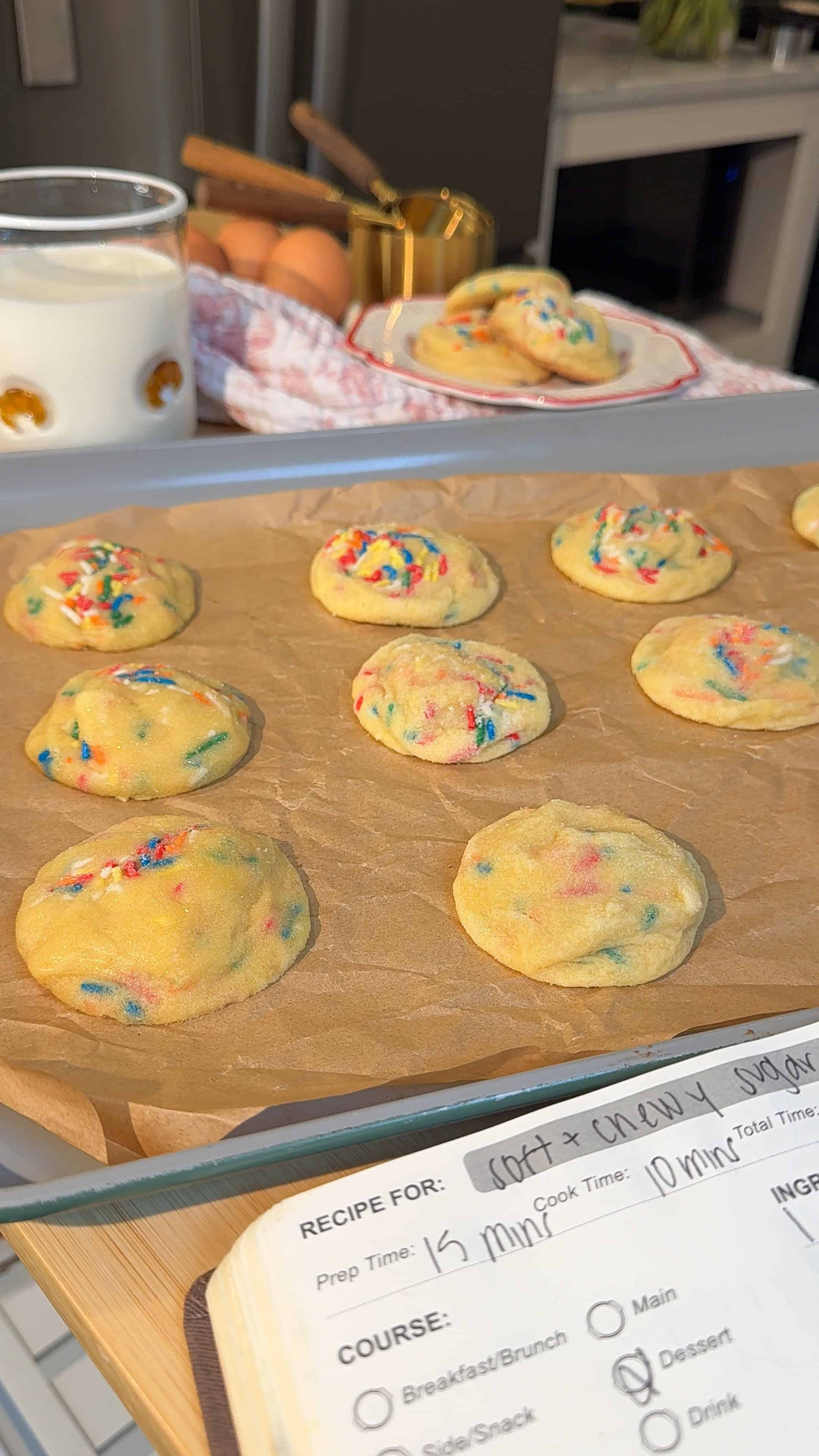 Birthday Cake Cookies (Soft & Chewy, No Chill)