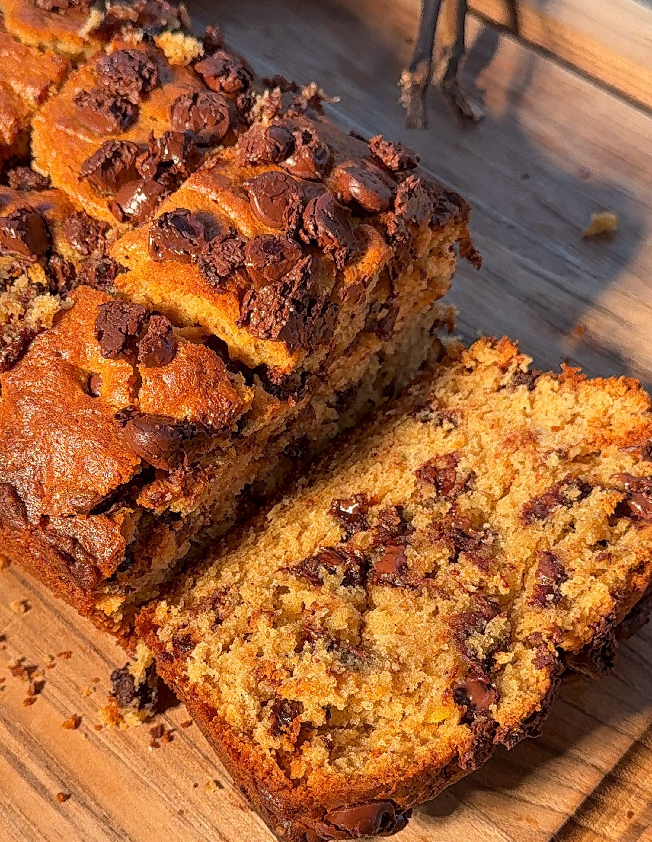 Brown Butter Peanut Butter Chocolate Chip Banana Bread