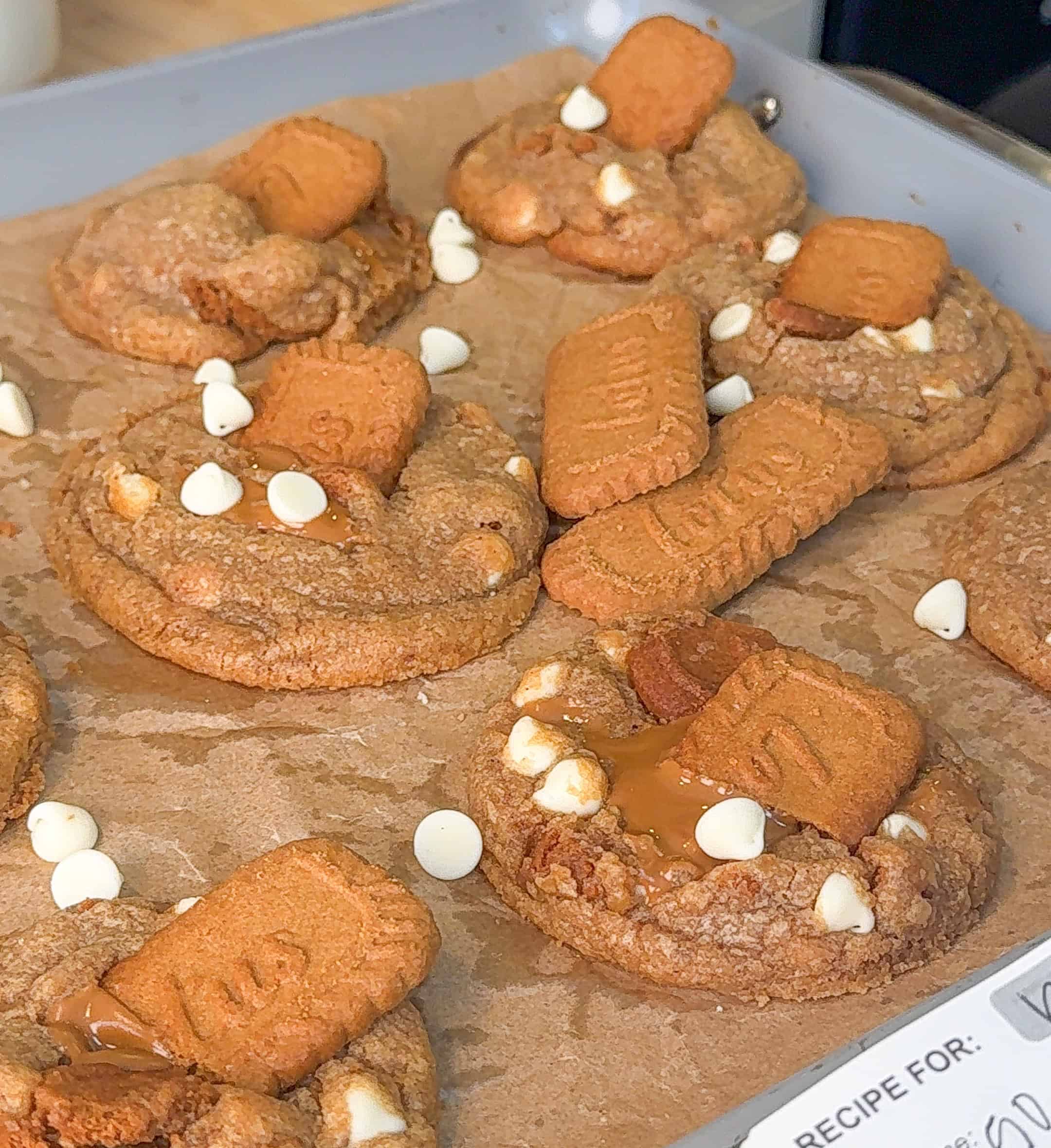 White Chocolate Biscoff Cookies Recipe