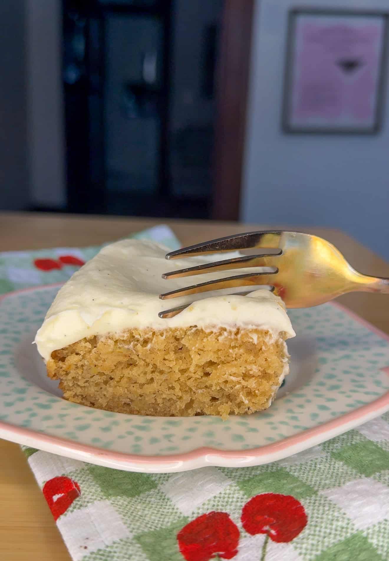 Brown Butter Banana Cake with Cream Cheese Frosting Recipe