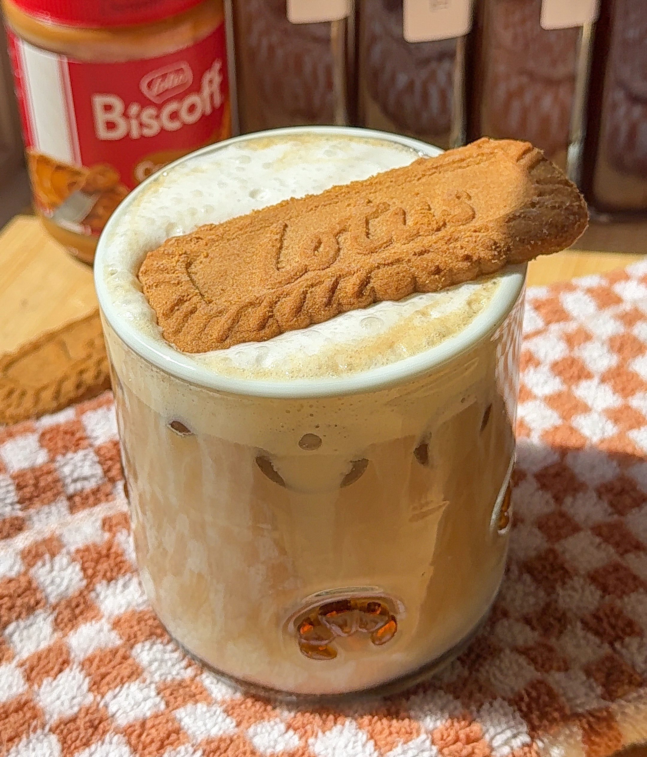Biscoff Cookie Butter Latte with Homemade Syrup (Better Than Starbucks!)