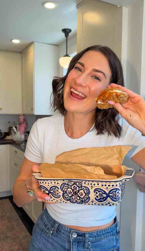 Salted Caramel Carrot Cake Oatmeal Cream Pies (Soft & Chewy)